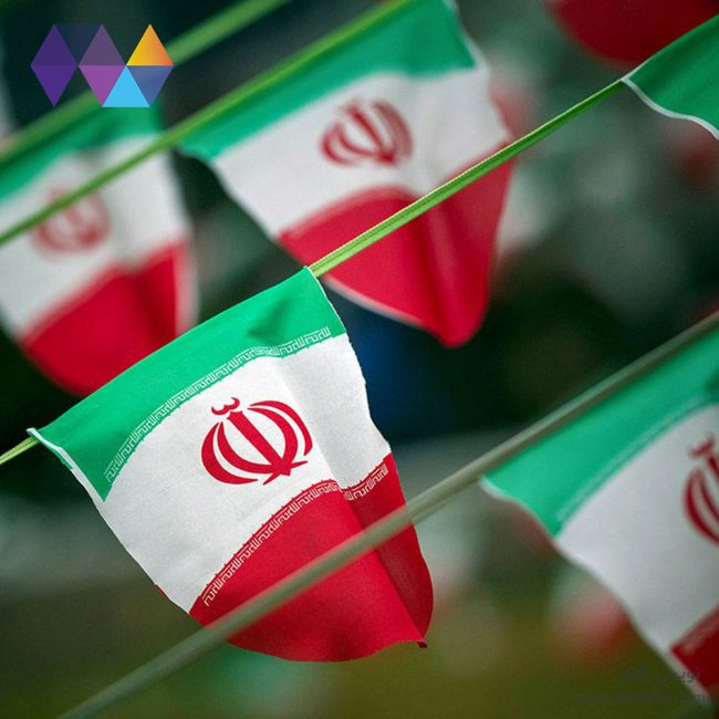 پرچم ریسه ای ایران